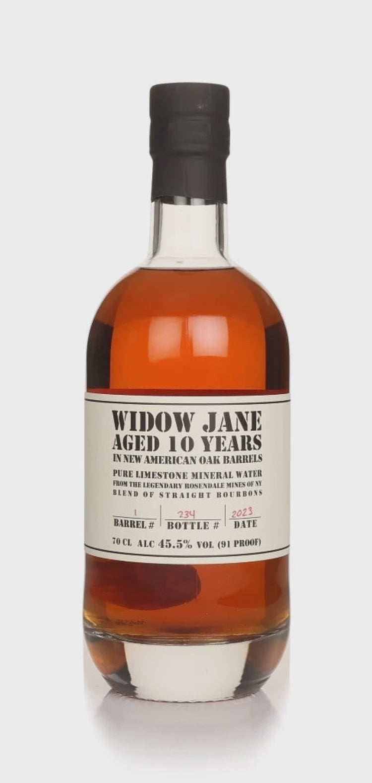 Widow Jane 10 Year Old Bourbon 45.5% abv 70cl