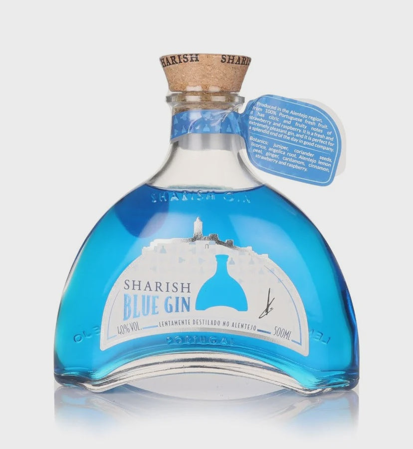 Sharish Blue Gin 40% abv 50cl