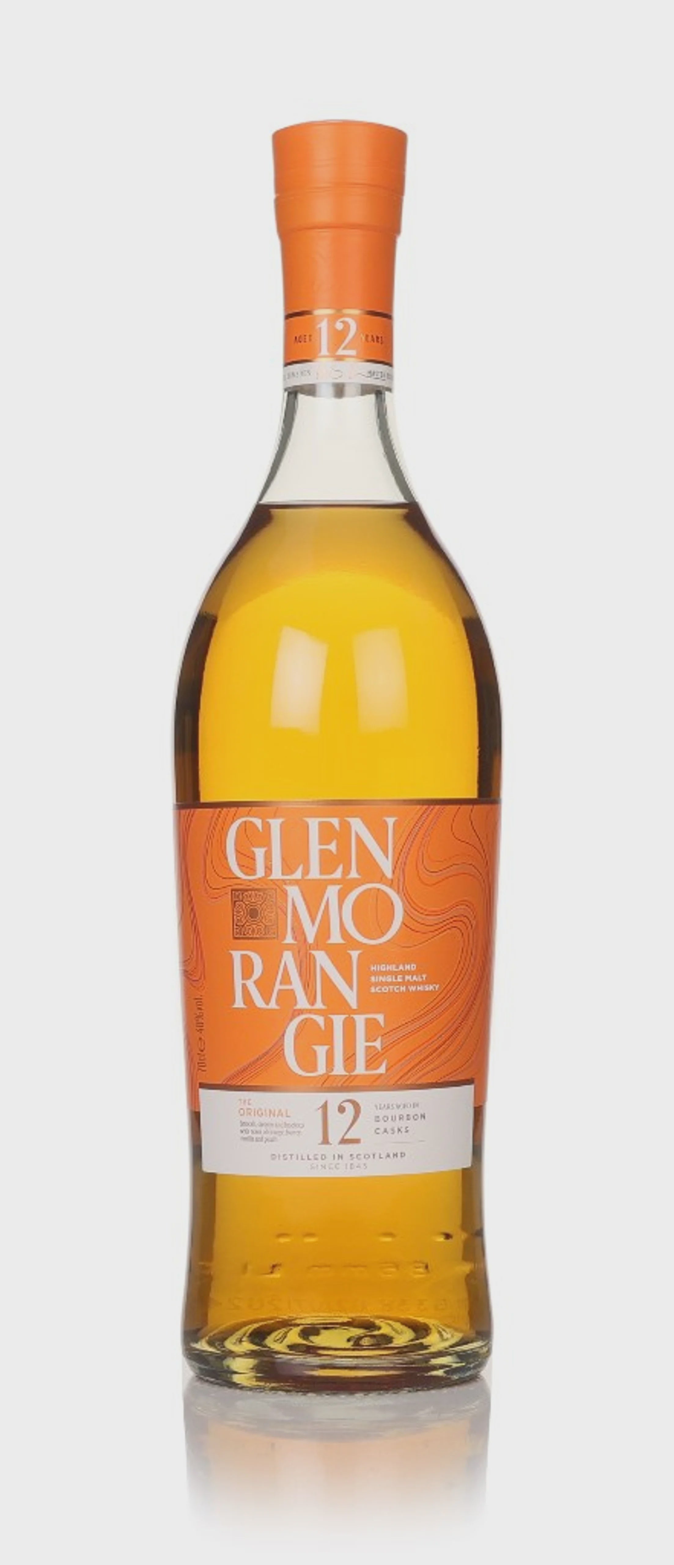 Glenmorangie The Original 12 Year Old Highland Single Malt Scotch Whiskey 40% abv 70cl