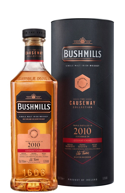 Bushmills Causeway Collection 2010 Cognac Cask  53.8% abv 70cl