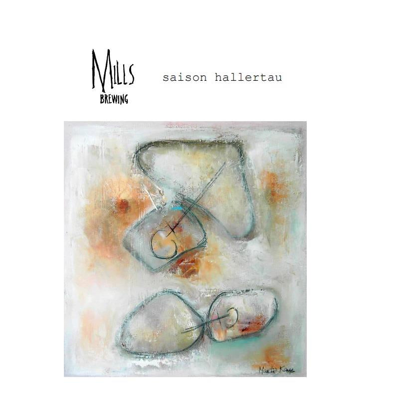 Mills Saison Hallertau 5.8 abv 75cl The Vineyard Belfast