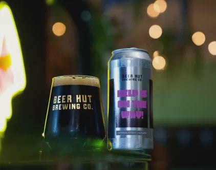 Beer Hut Help Is On The Way Oatmeal Stout 4.2% abv 440ml Can