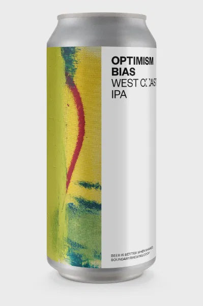 Boundary Optimism Bias West Coast West IPA 6.2% abv 440ml Can