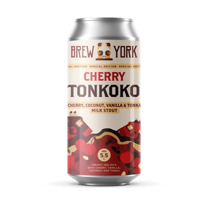 Brew York Cherry Tonkoko Milk Stout 5.5% abv 44cl Can