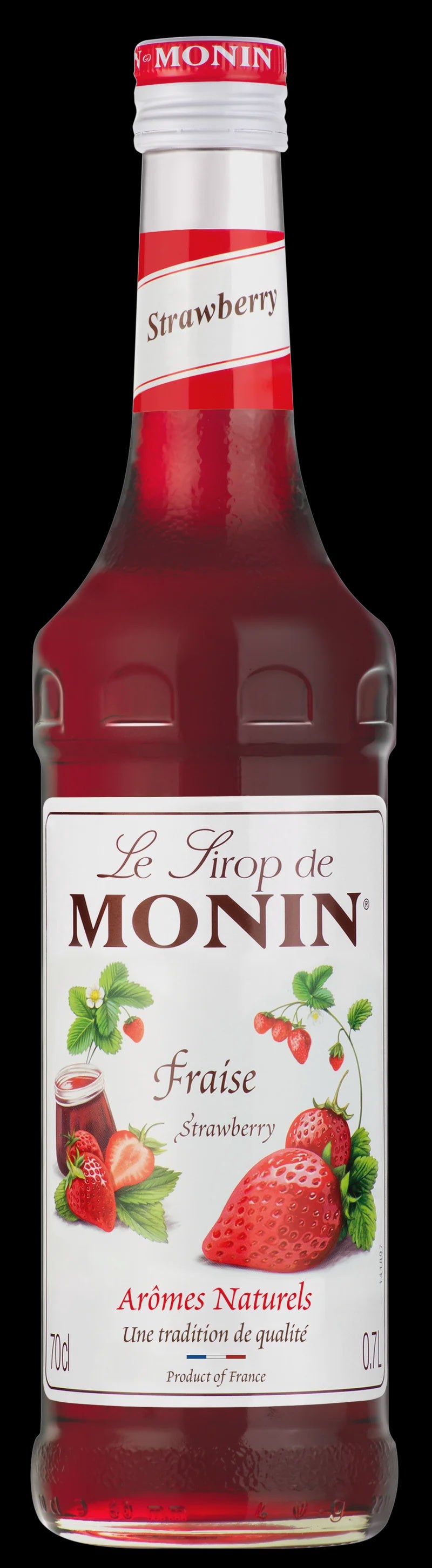 Monin Strawberry Syrup 0.0% abv 70cl