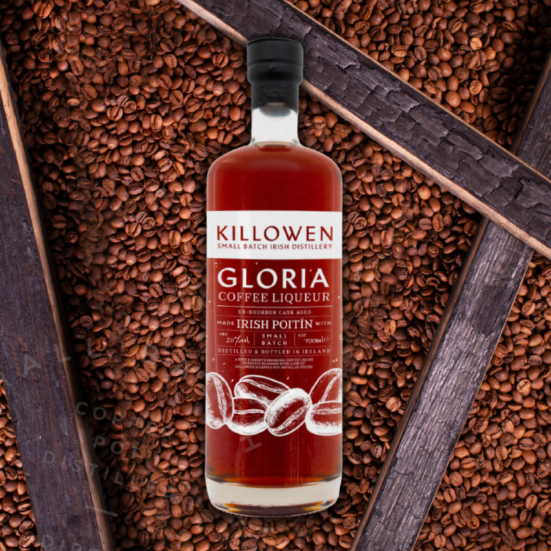 Killowen Gloria Cask Aged Coffee Liqueur 20% abv 70cl