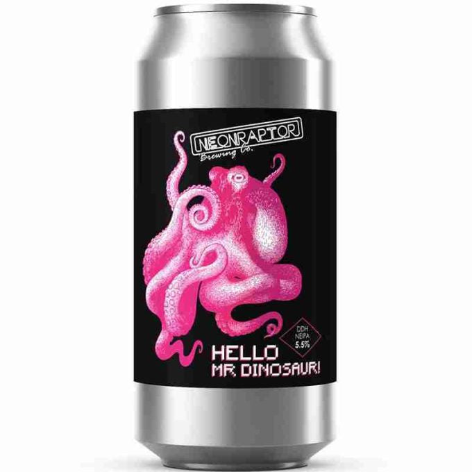 Neon Raptor Hello Mr Dinosaur 5.5% abv 440ml Can