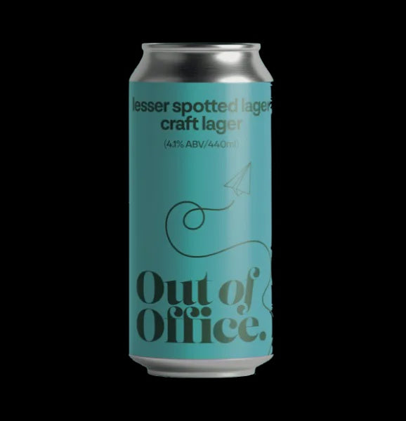 Out Of Office Lesser Spotted Lager 4.1% abv 440ml Can