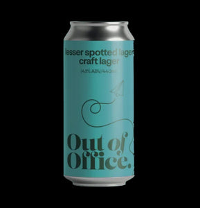 Out Of Office Lesser Spotted Lager 4.1% abv 440ml Can