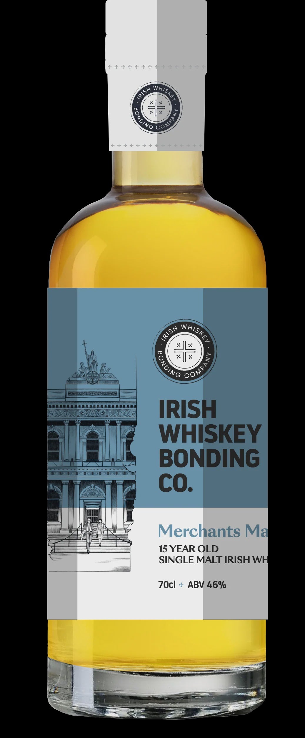 Irish Whiskey Bonding Co. Merchants Malt 15 Year Old Irish Single Malt Whiskey 46% abv 70cl