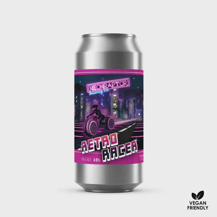 Neon Raptor Retro Racer 4.6% abv 440ml Can