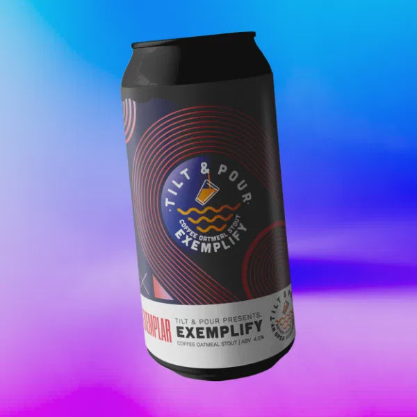 Tilt & Pour Exemplify Coffee Oatmeal Stout 4.5% abv 440ml Can