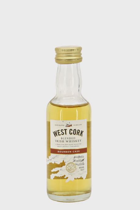 West Cork Bourbon Barrel Irish Whiskey 5cl 40% abv