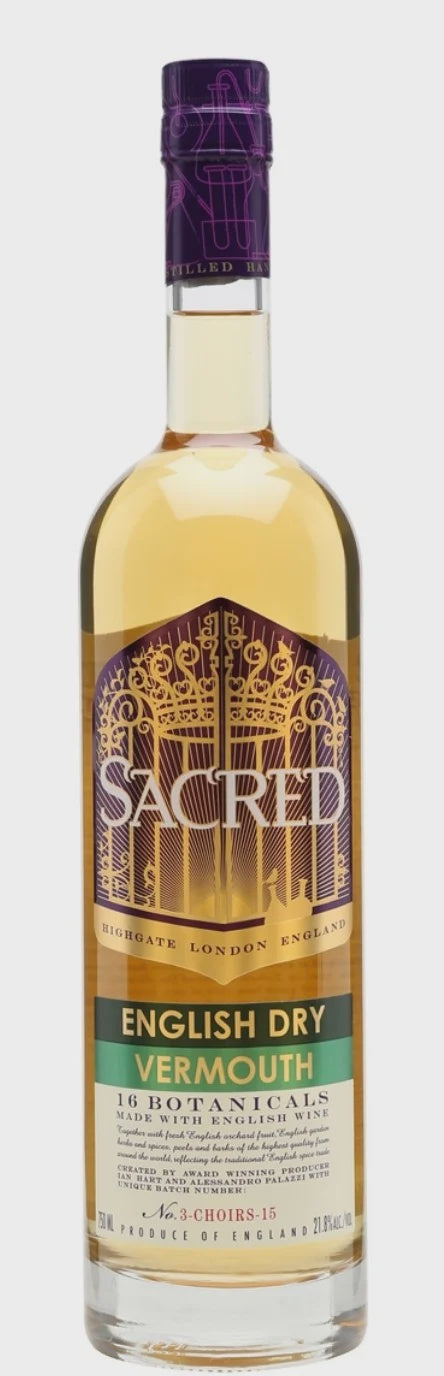 Scared English Dry Vermouth 21.8% abv 75cl