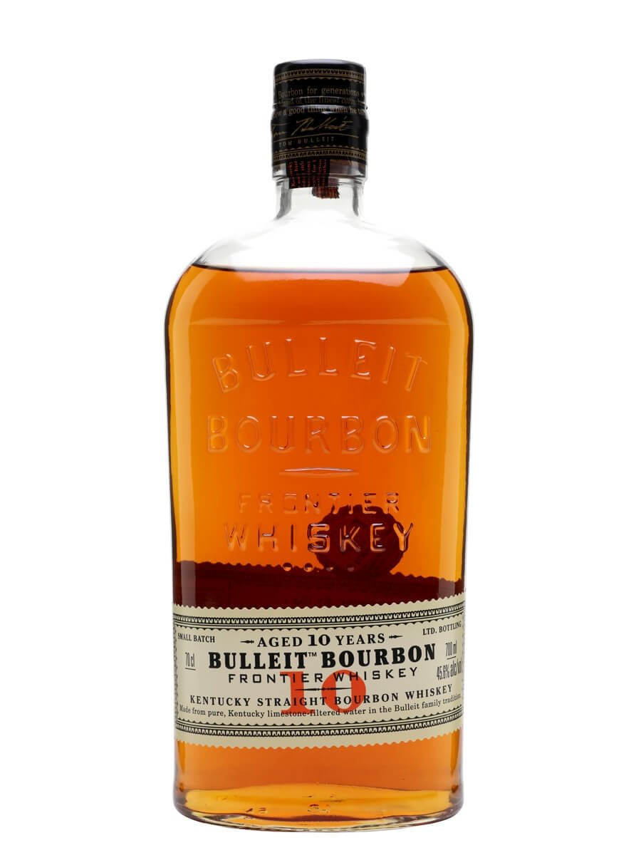 Bulleit 10 Year Old Kentucky Straight Bourbon Whiskey 45% abv 70cl