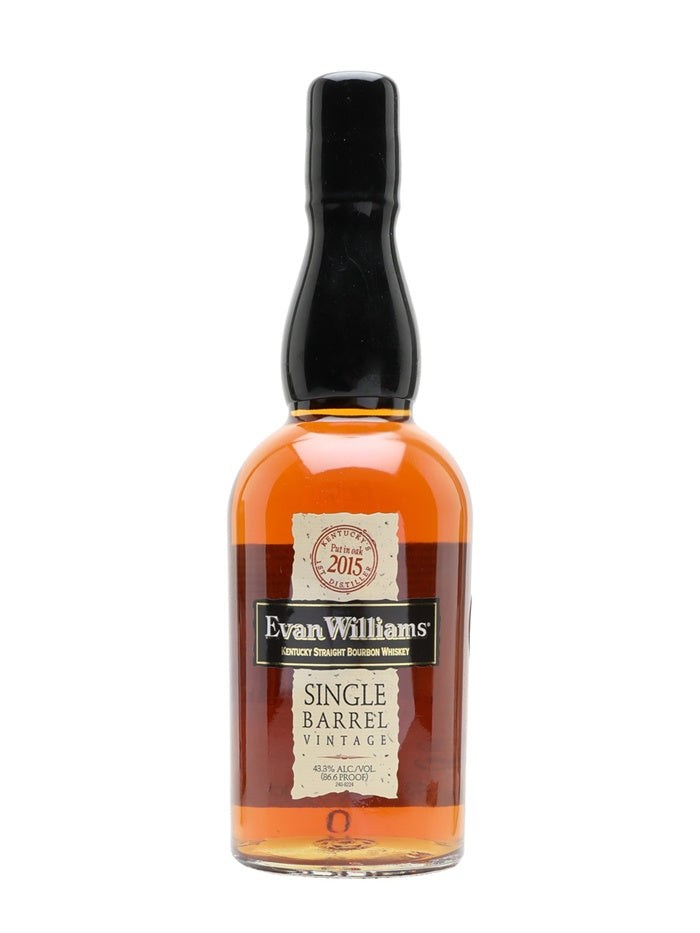 Evan Williams Single Barrel 2015 43.3% abv 70cl
