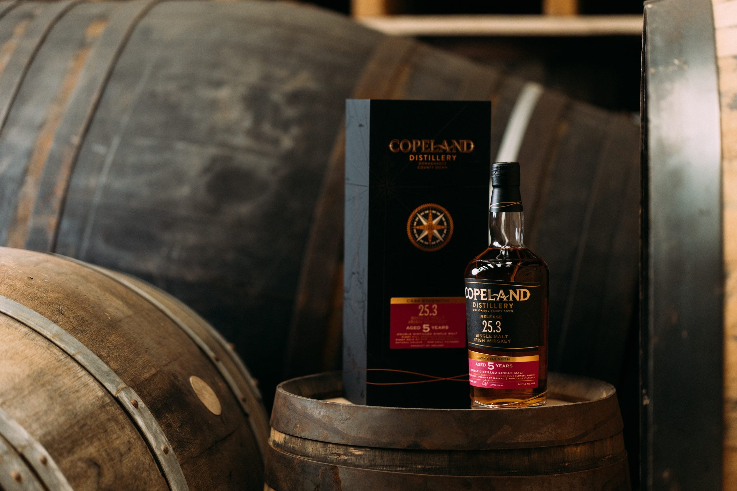 Copeland 25.3 Cask Strength Irish Single Malt Whiskey 58.4% abv 700ml