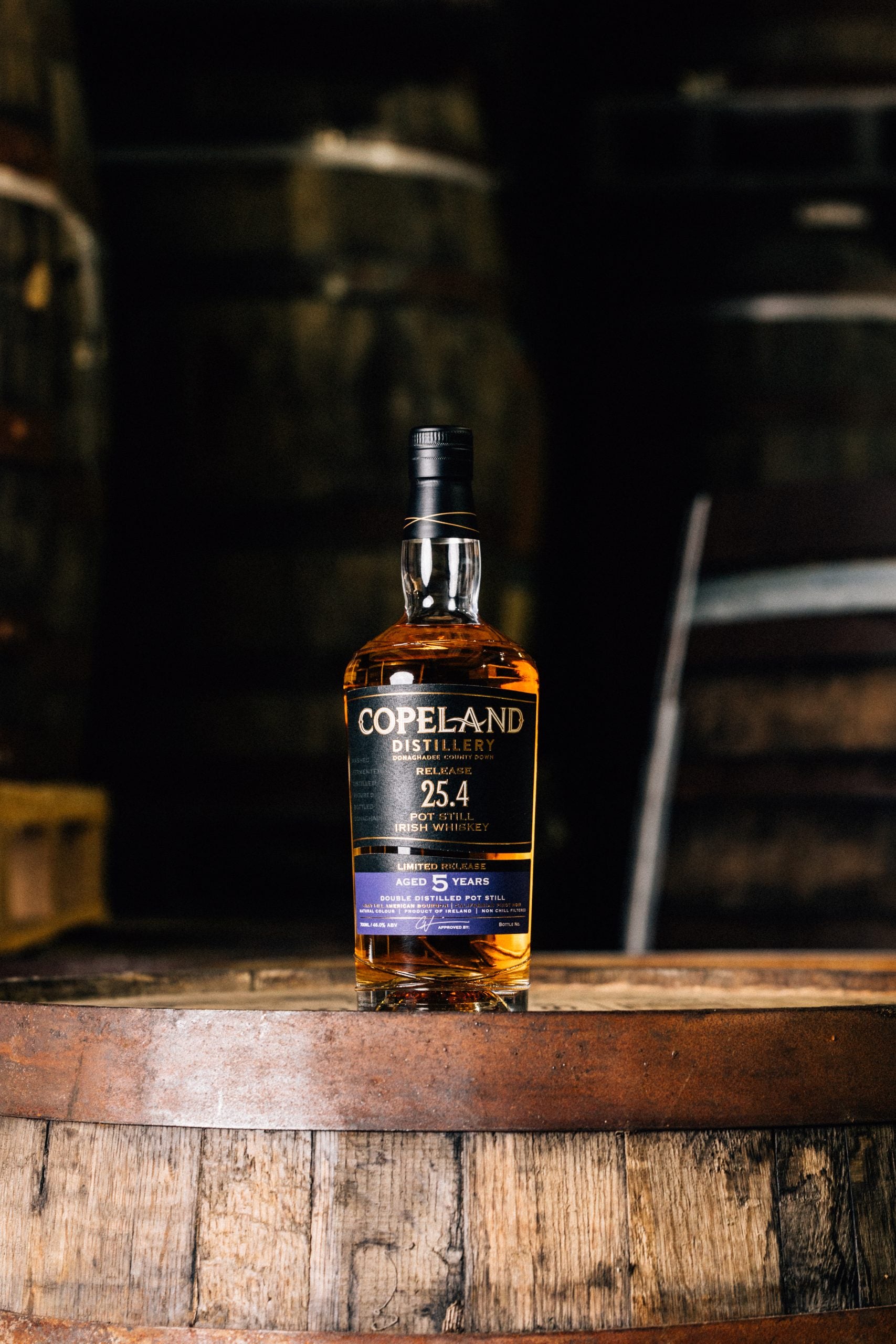 Copeland Limited Release 25.4 5 Year Old Pot Still Irish Whiskey 46% abv 70cl