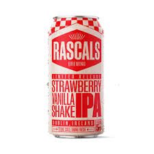 Rascals Strawberry Vanilla Shake IPA 5% abv 440ml Can