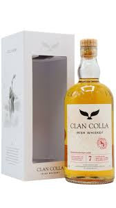 Clan Colla 7 Year Old Single Grain Panamanian Rum Cask Finish Irish Whiskey 46% abv 70cl