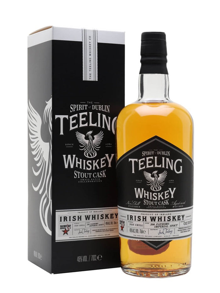 Teeling Galway Bay Stout Cask Finish Irish Whiskey 46% abv 70cl