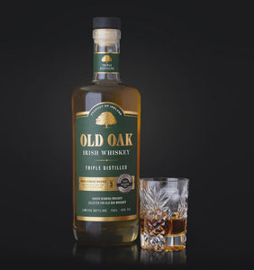 Old Oak 3 Year Old Oak Irish Whiskey 40% abv 70cl