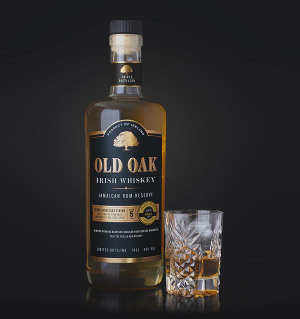 Old Oak 5 Year Old Oak Irish Whiskey 40% abv 70cl