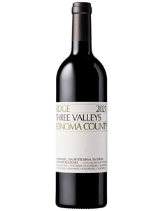 Ridge Vineyards Three Valleys 14.5% abv 2021 75cl