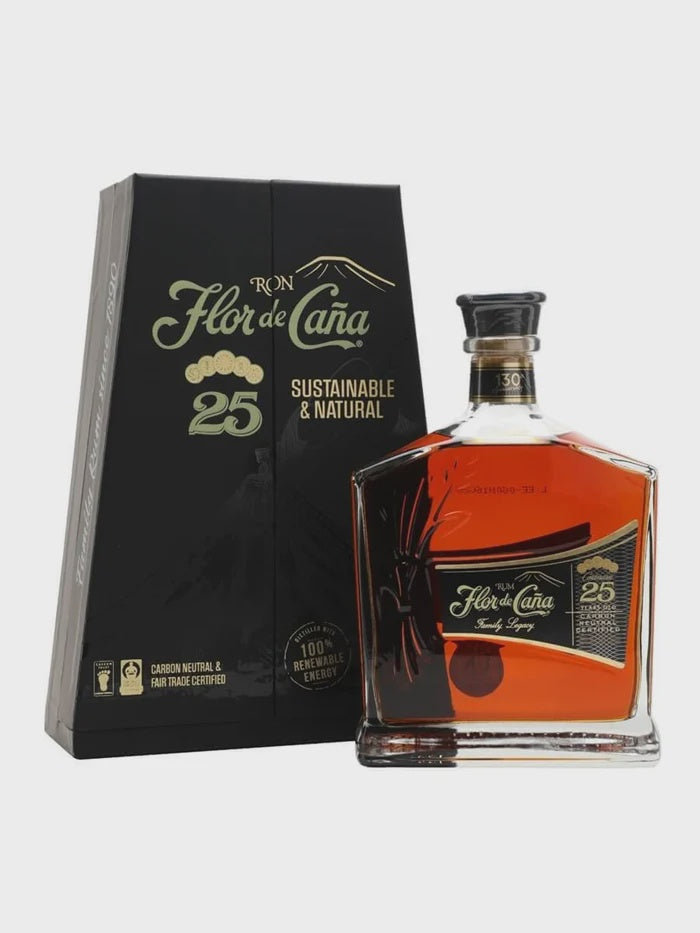 Flor de Cana 25 Year Old Rum 40% abv 70cl