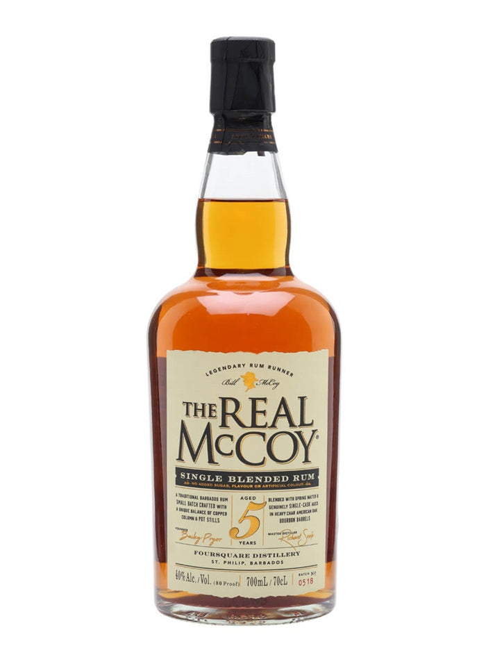 The Real McCoy 5 Year Old Rum 40% abv 70cl
