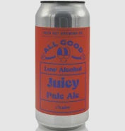 Beer Hut All Good Juicy Low Alcohol Pale Ale 1% abv 440ml Can