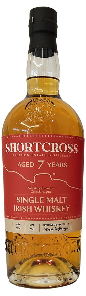 Shortcross 7 Year Old Single Malt Cask Strength x Belfast Whiskey Week 2025 58% abv 70cl