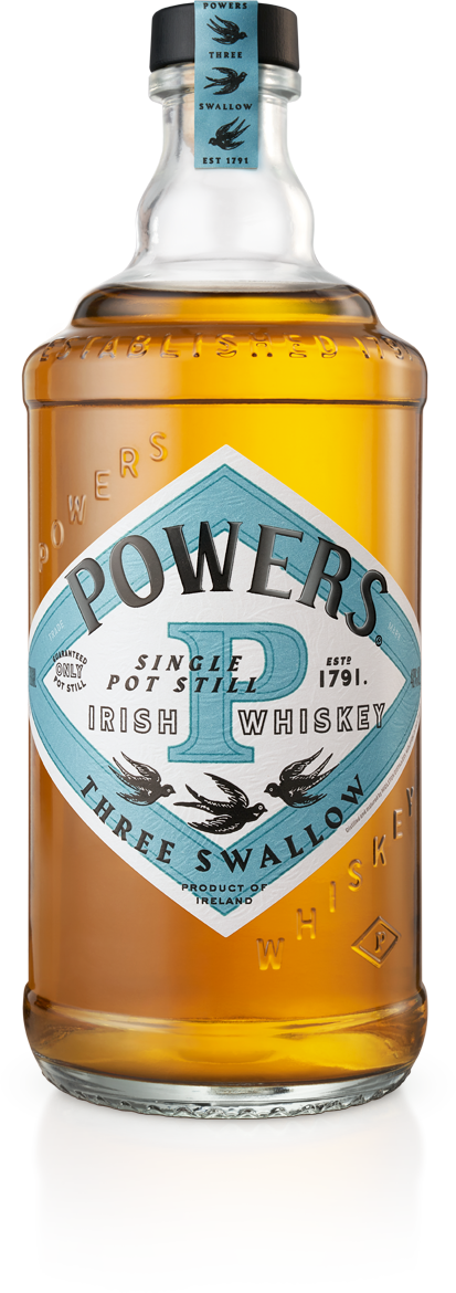 Powers 3 Swallow Pot Still Whiskey 40%abv 70cl
