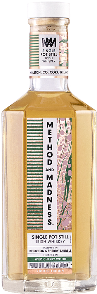 Method & Madness Wild Cherry Single Pot Still Irish Whiskey 46% abv 70cl