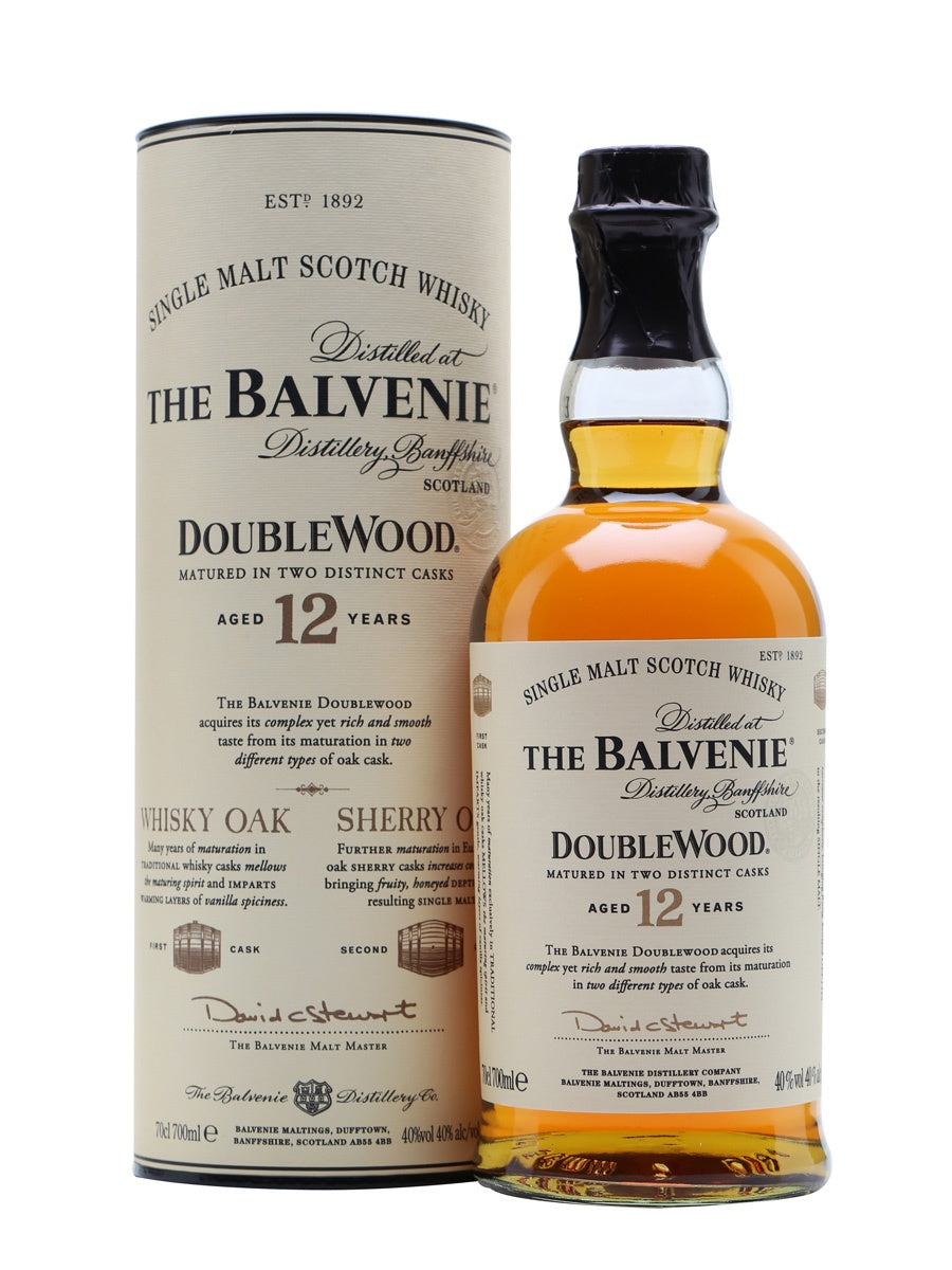 Balvenie Doublewood 12 Year Old Speyside Single Malt 40% abv 70cl
