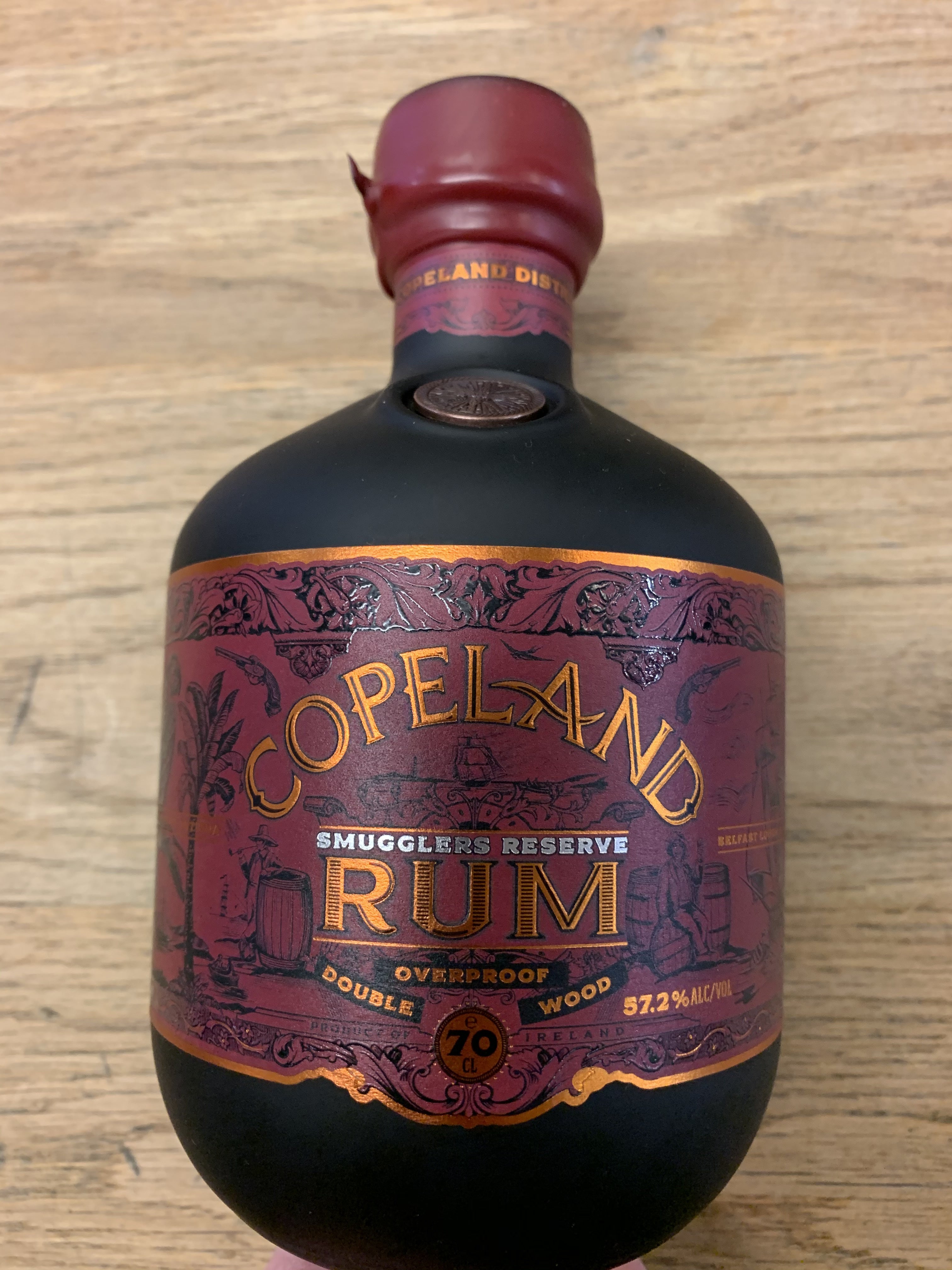 Copeland Smugglers Reserve Overproof Rum 70cl 57.2% abv