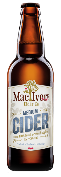 MacIvors Medium Cider 50cl 4.5% abv