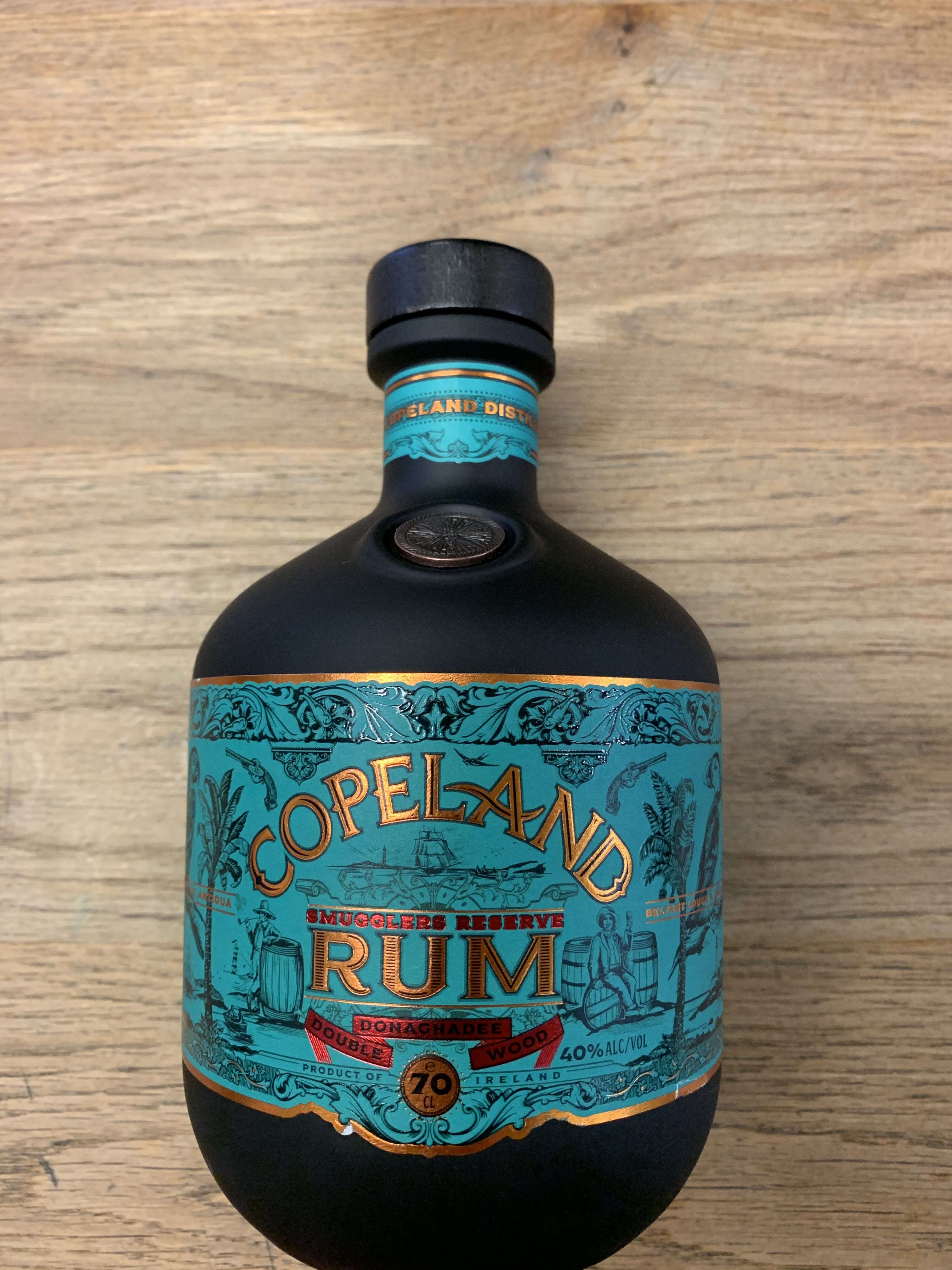Copeland Smugglers Reserve Rum 70cl 40% abv