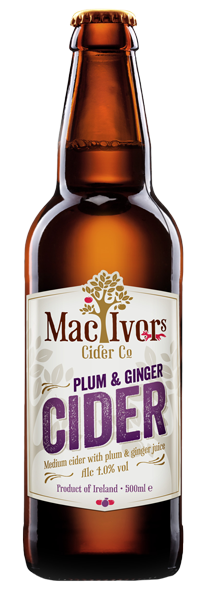 MacIvors Plum & Ginger 50cl 4% abv