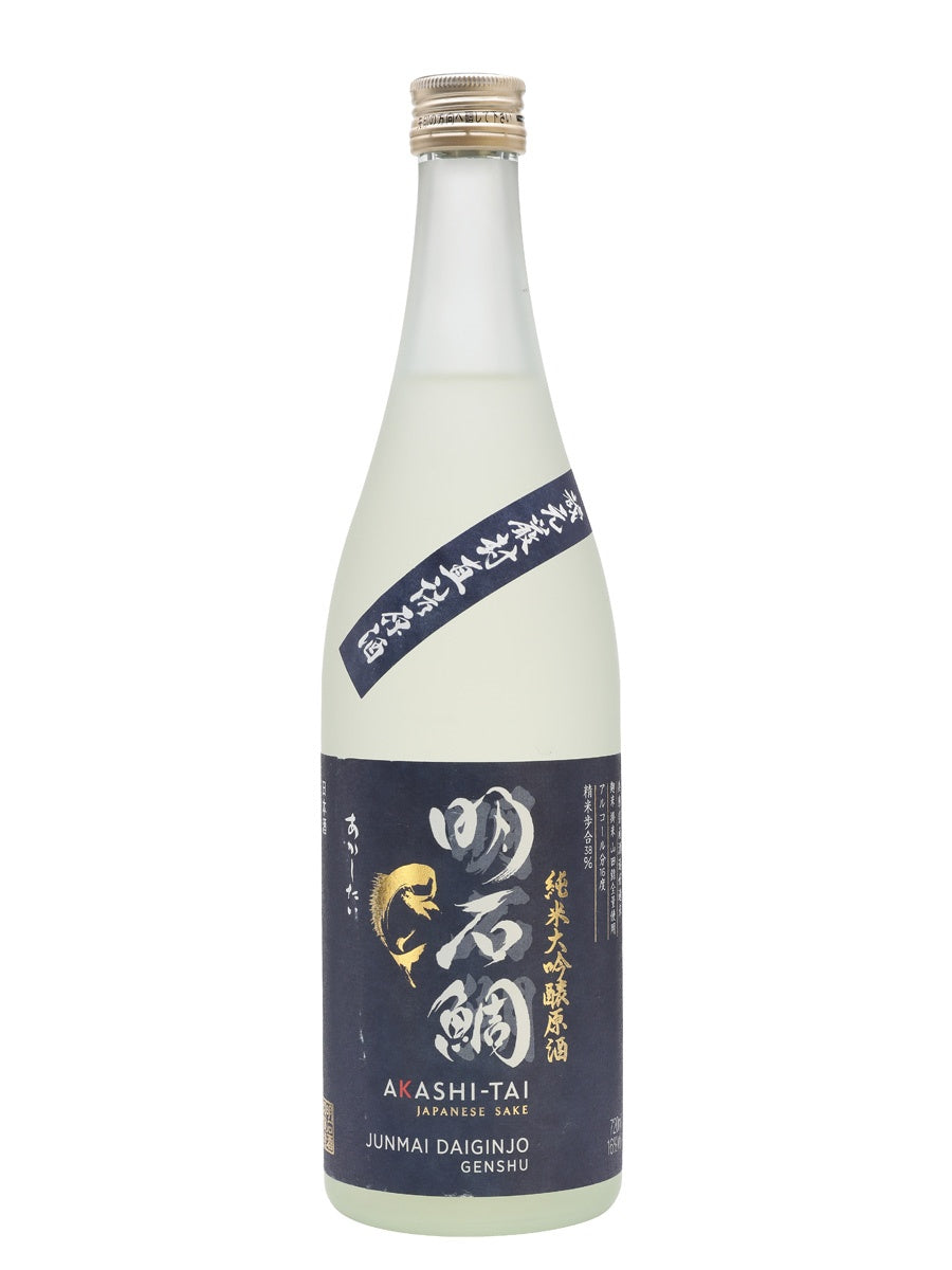 Akashi-Tai Junmai Daiginjo Genshu Yamadanishiki Sake 16% abv  72cl