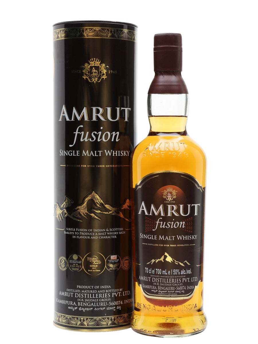 Amrut Fusion Indian Whisky 70cl 50% abv