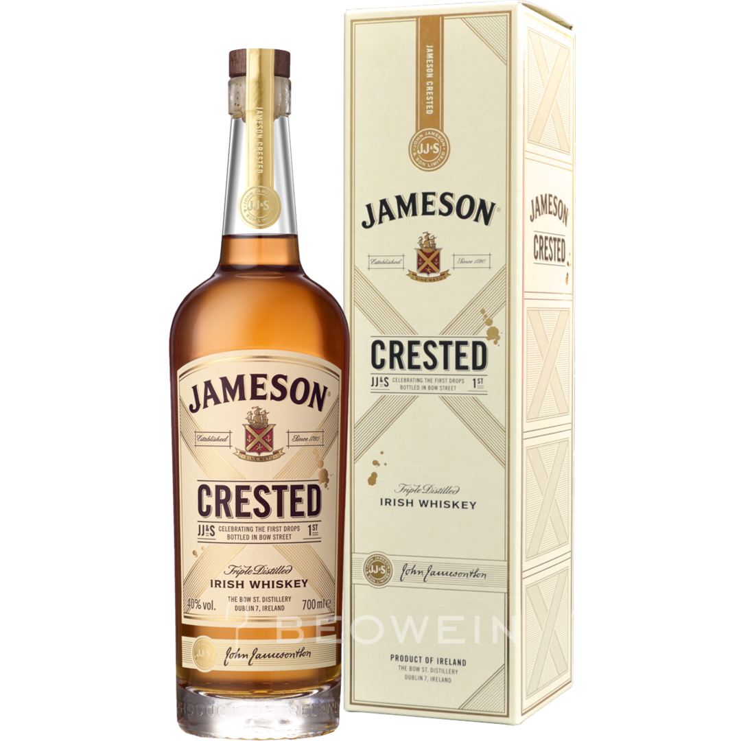 Jameson Crested Irish Whiskey 40% abv 70cl – The Vineyard Belfast