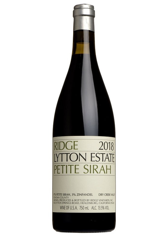Ridge Lytton Est Petite Sirah 13.5% abv 750ml