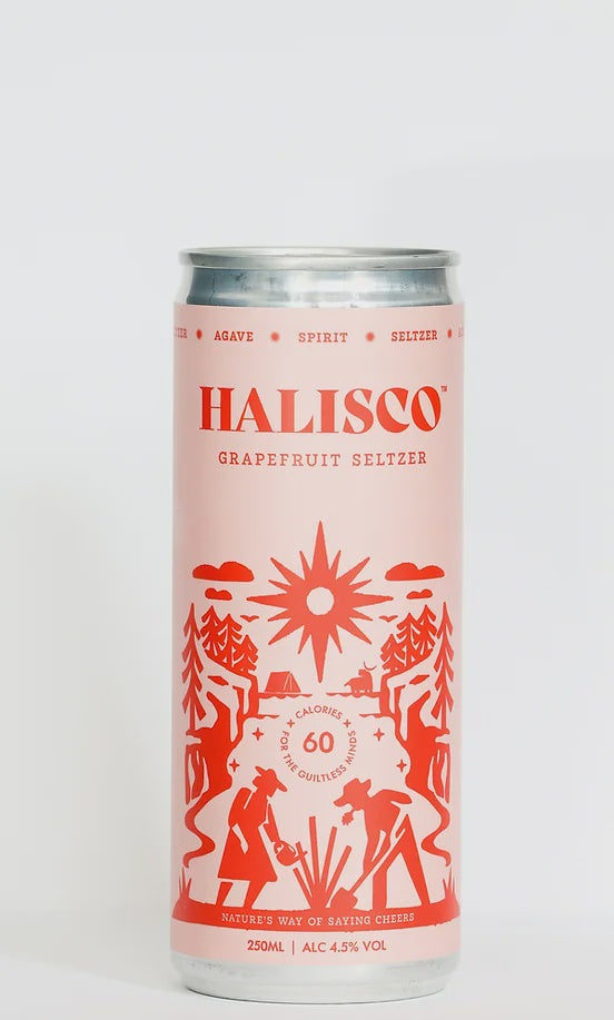 Halisco Grapefruit Seltzer 4.5% abv 250ml