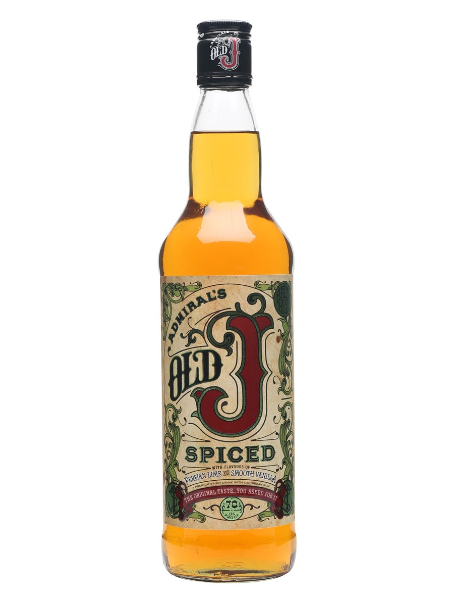 Admiral Vernon's Old J Spiced Rum 70cl 35% abv