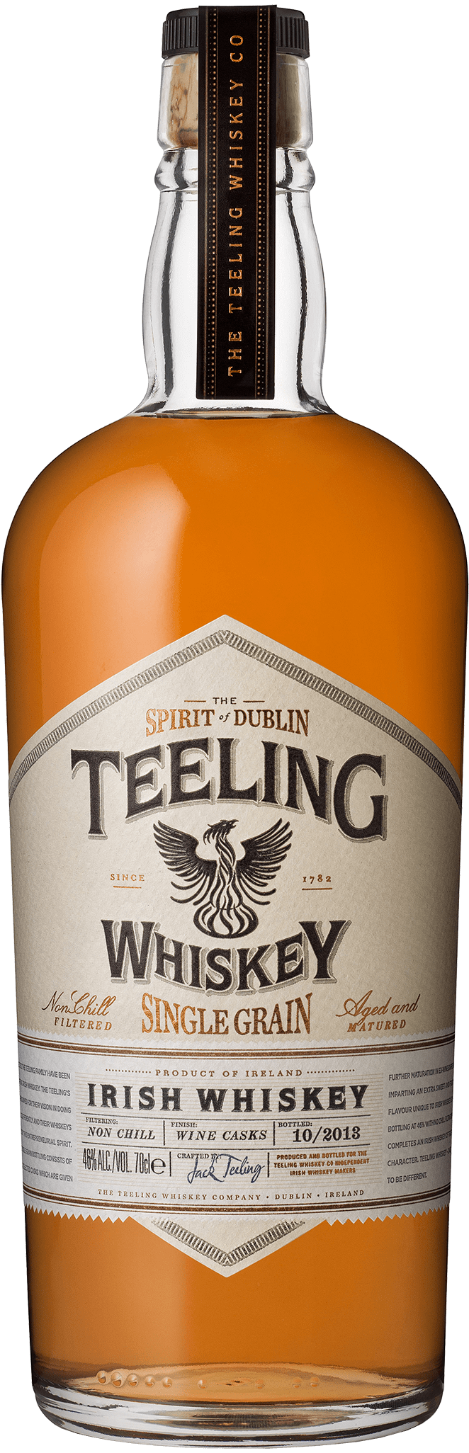 Teeling Single Grain Irish Whiskey 46% abv 70cl