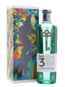 No 3 London Dry Gin Gifted Boxed 46% abv 70cl