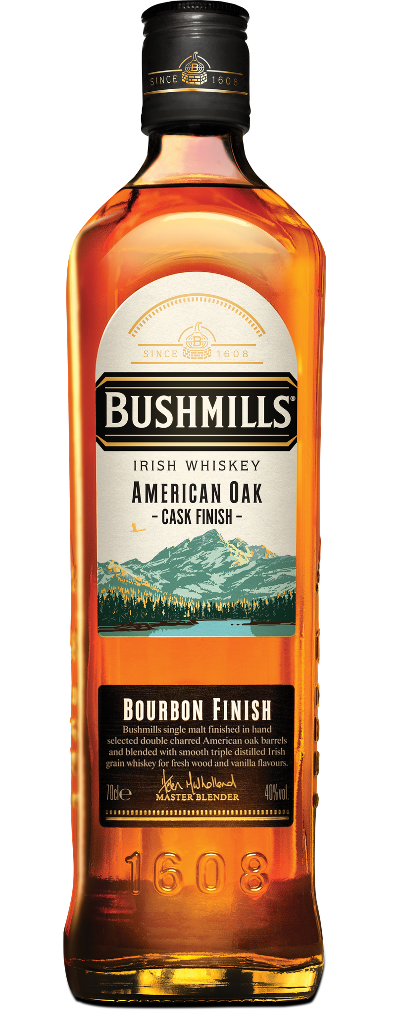 Bushmills American Oak Cask Finish Irish Whiskey 40% abv 70cl