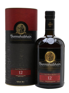 Bunnahabhain 12 year Islay Whisky 70cl 46.3% abv