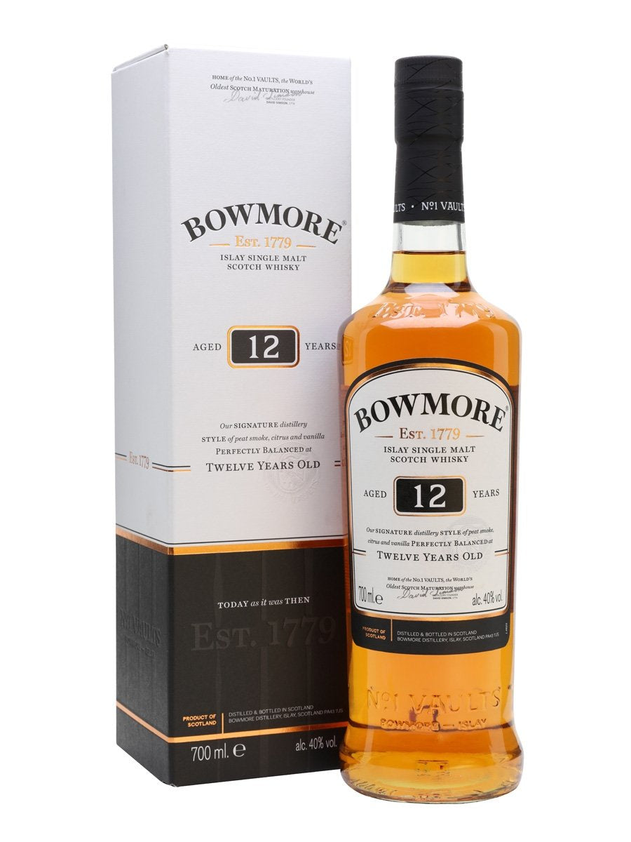 Bowmore 12 Year Old Islay Single Malt 40% abv 70cl